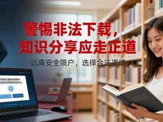 警惕非法下载，知识分享应走正道