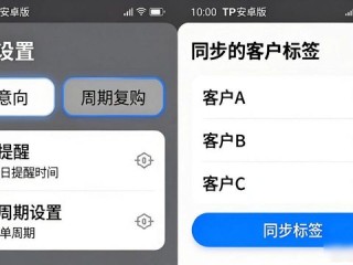 TP安卓版客户概要管理教程