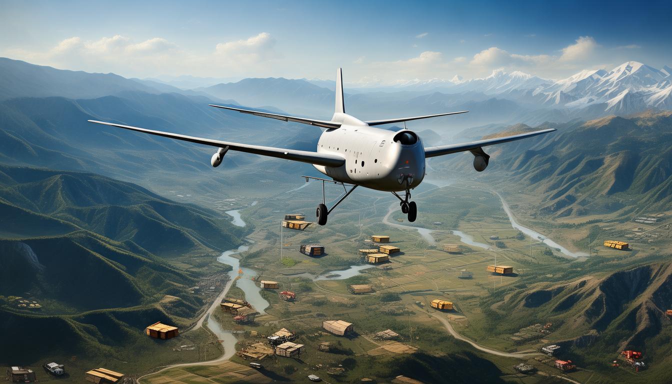 TP1000无人运输机的成功首飞与空投技术的双重胜利_中国双机身无人机_中国空天飞机成功首飞