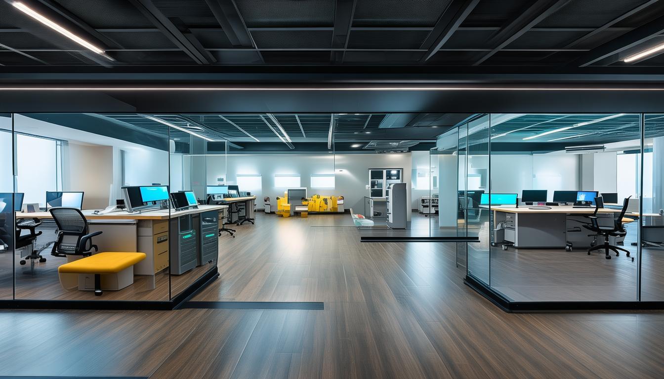 集成化办公_未来的办公环境:TP-LINK打造数字集成_集成办公室装修效果图