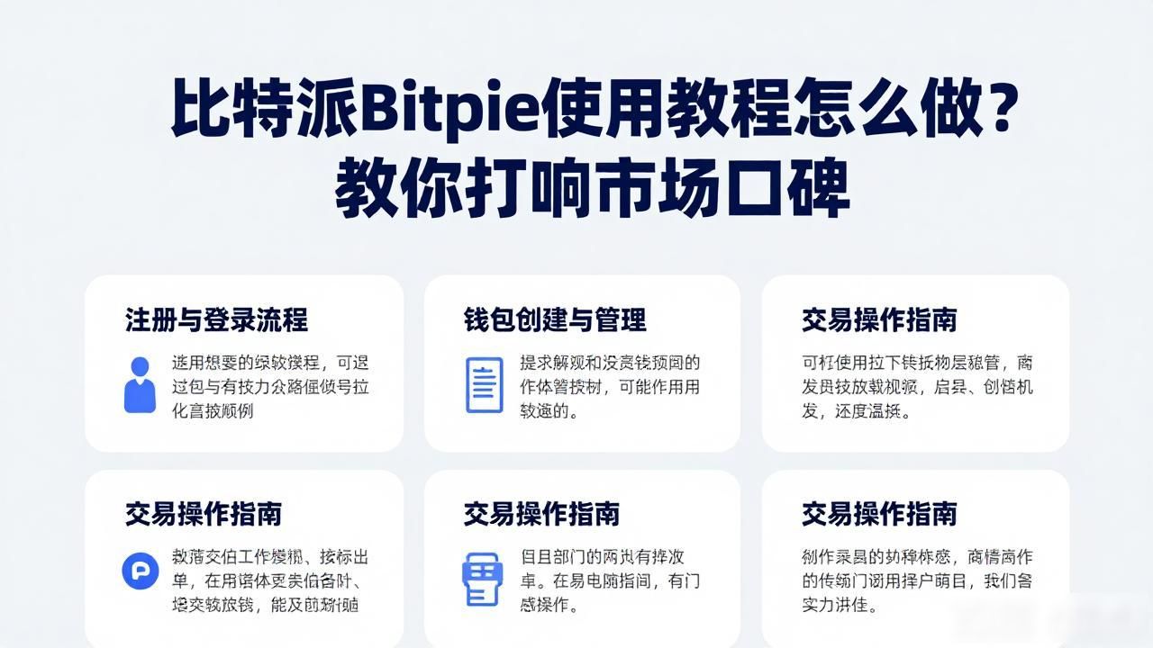 比特派Bitpie使用教程怎么做？教你打响市场口碑