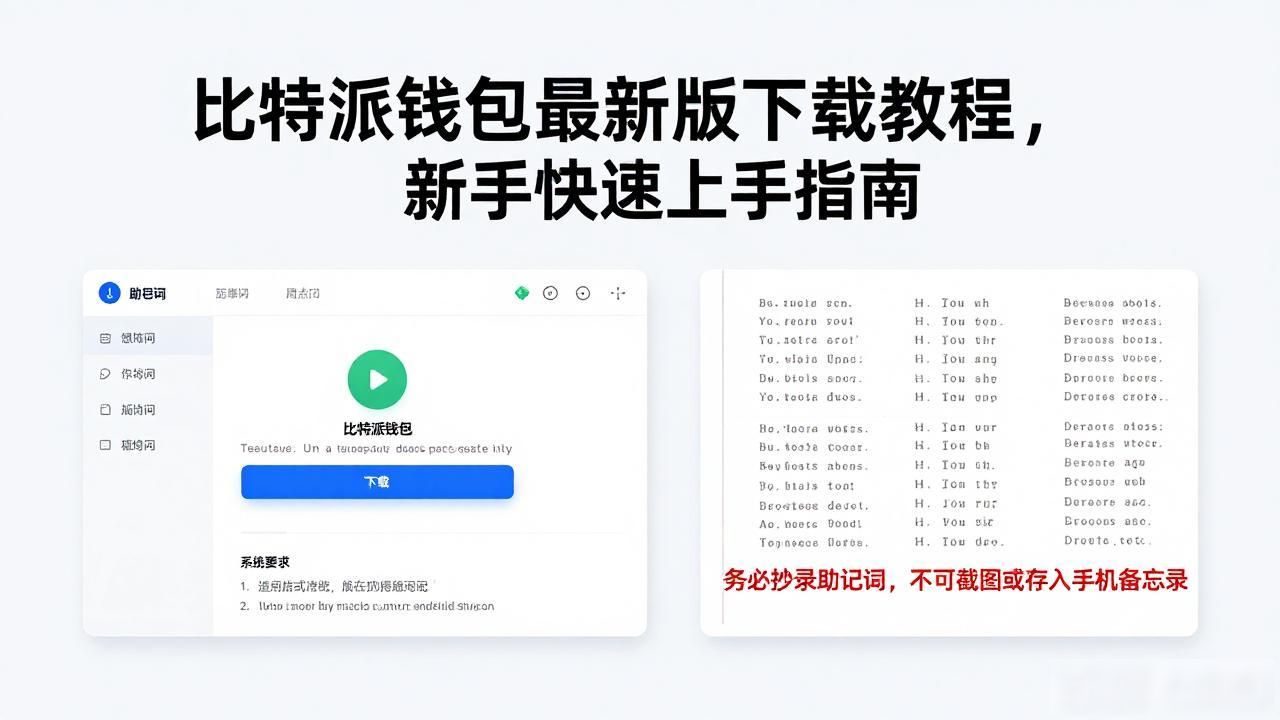 比特派钱包最新版本下载_下载比特派钱包最新版本的用户指南，快速入门必看_比特派钱包创建钱包流程