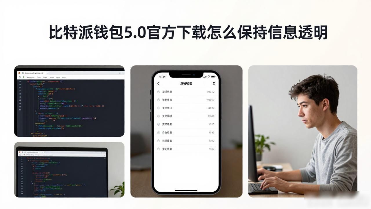 比特派钱包5.0官方下载怎么保持信息透明