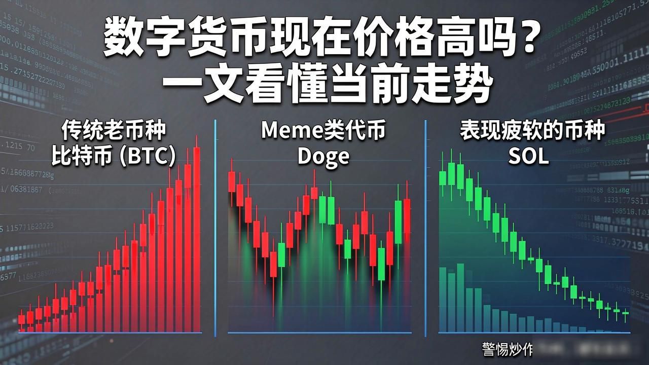 数字货币现在价格高吗？一文看懂当前走势