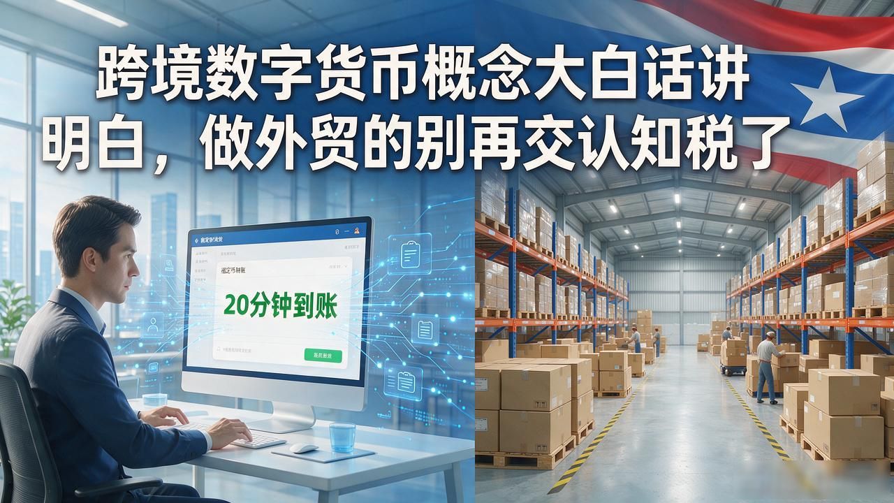 跨境数字货币概念大白话讲明白，做外贸的别再交认知税了