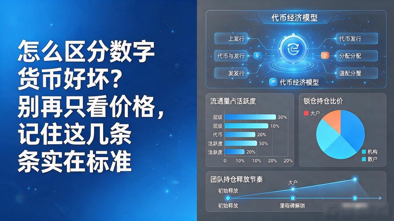 怎么区分数字货币好坏？别再只看价格，记住这几条实在标准