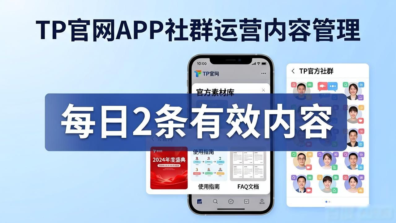TP官网下载APP后，社群运营从零到一的实操技巧