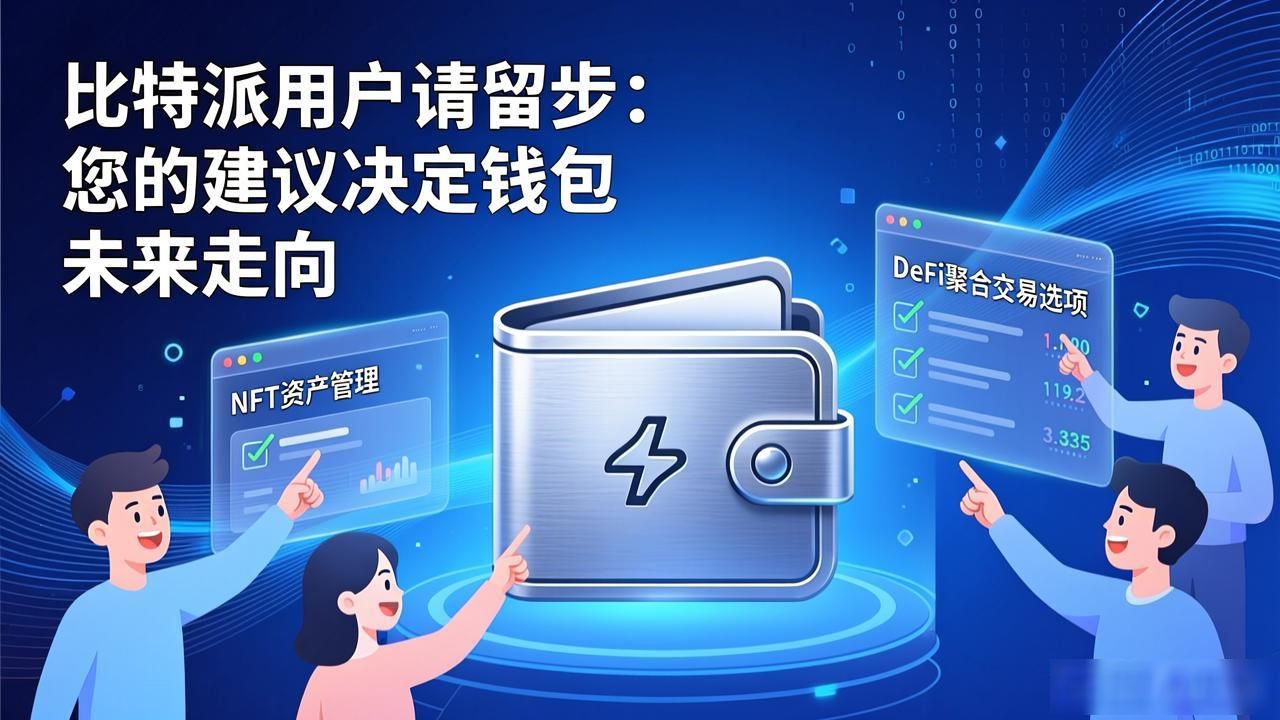 比特派用户请留步：您的建议决定钱包未来走向