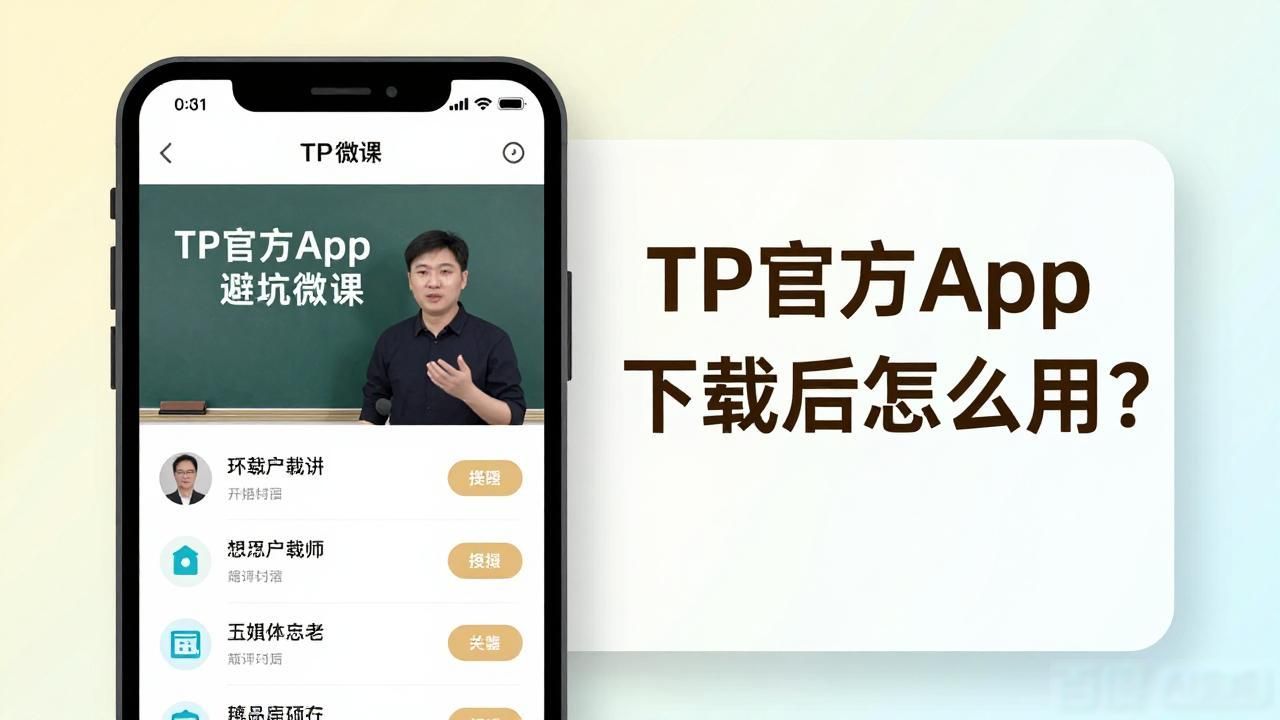 TP官方App下载后怎么用？分享知识其实很简单