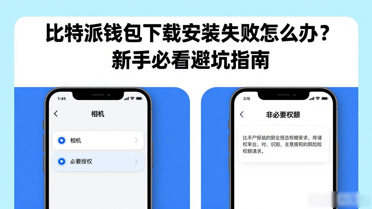 比特派钱包下载安装失败怎么办？新手必看避坑指南