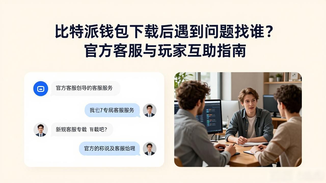 比特派钱包下载后遇到问题找谁？官方客服与玩家互助指南