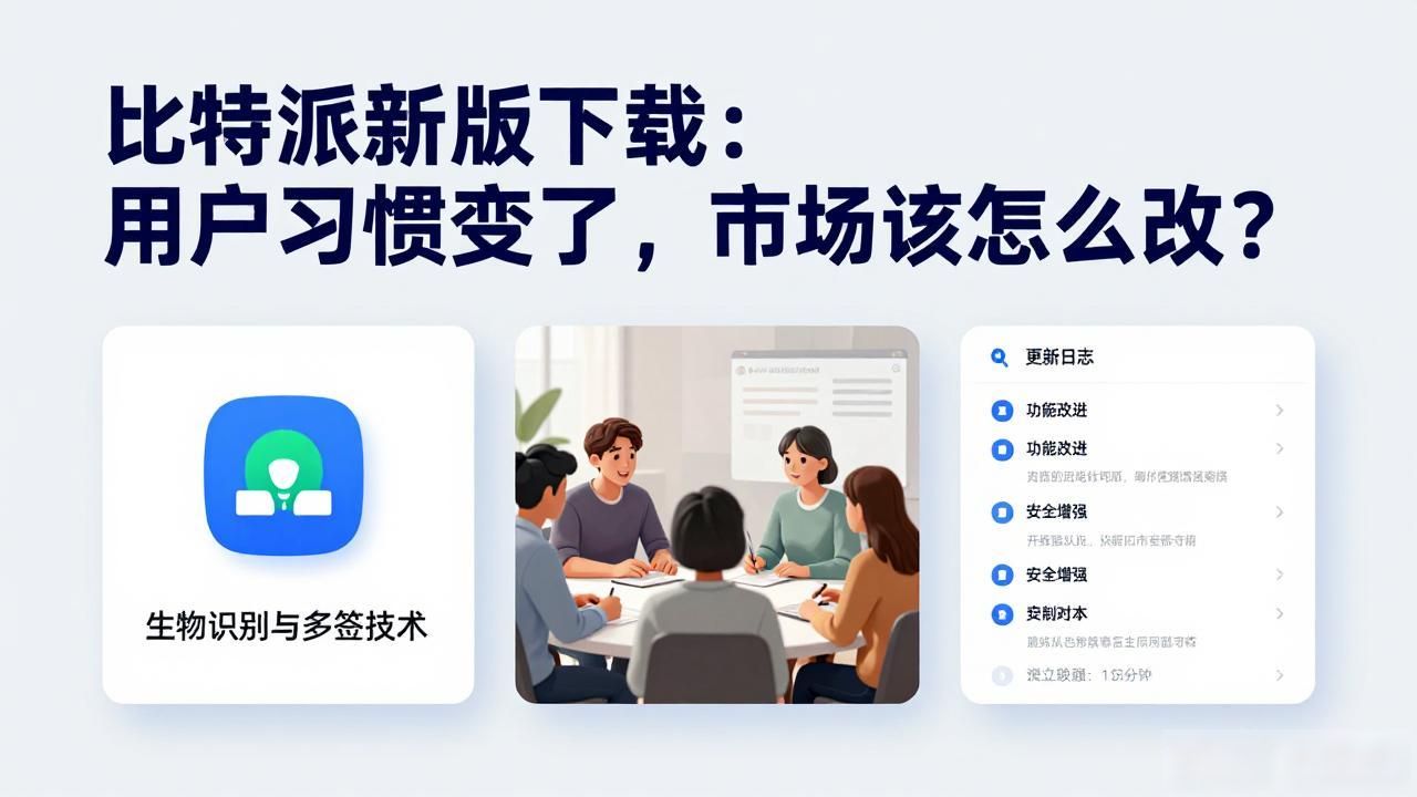 比特派新版下载：用户习惯变了，市场该怎么改？