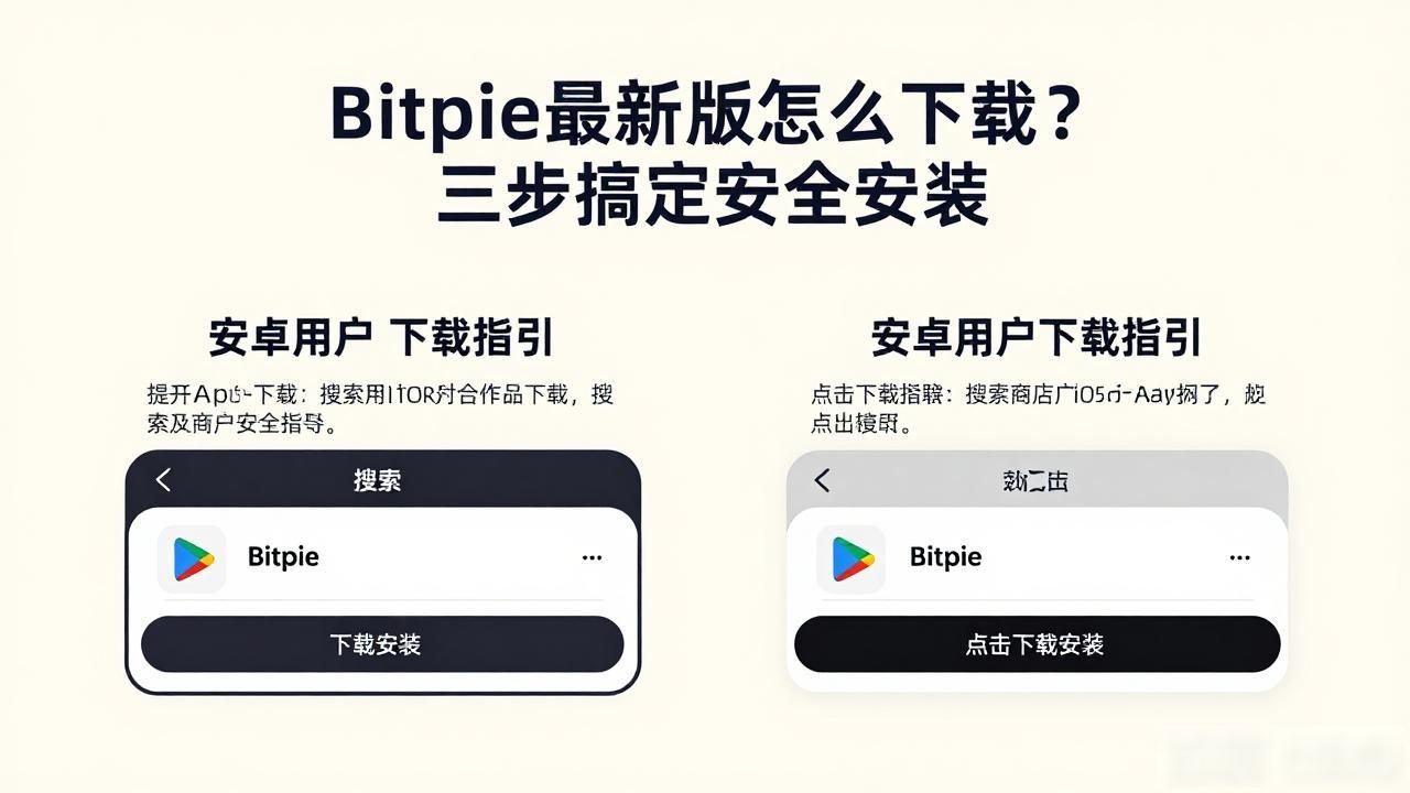 Bitpie最新版怎么下载？三步搞定安全安装