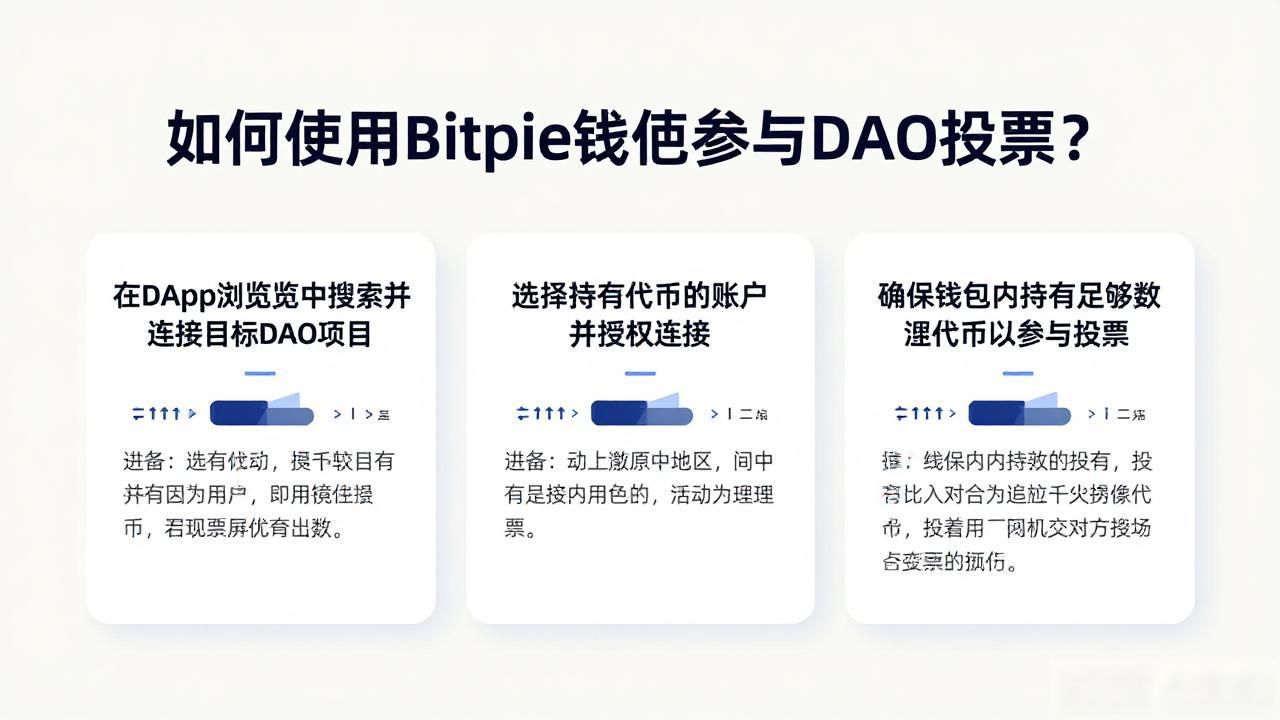 如何使用Bitpie钱包参与DAO投票？