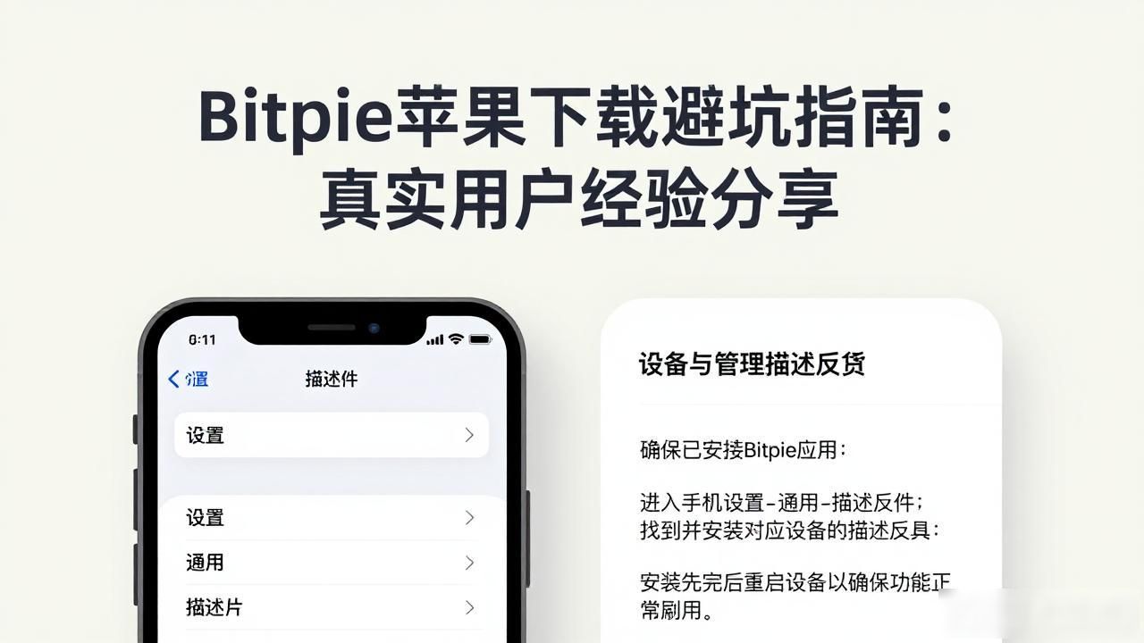 Bitpie苹果下载避坑指南：真实用户经验分享