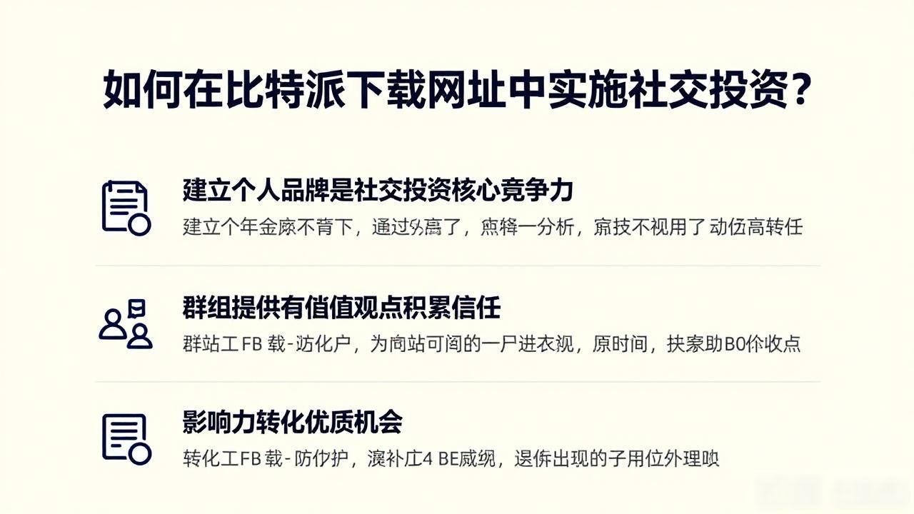 如何在比特派下载网址中实施社交投资？