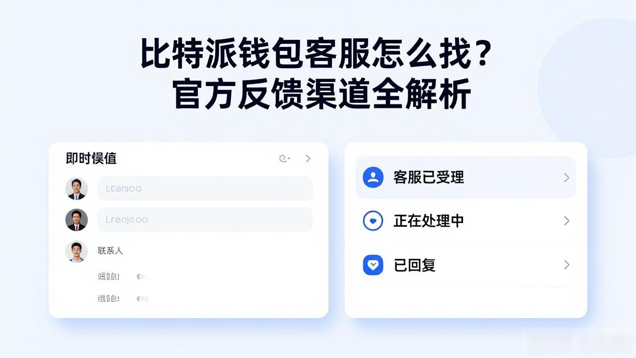 比特派钱包客服怎么找？官方反馈渠道全解析