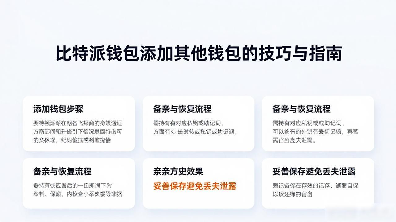 比特派钱包添加其他钱包的技巧与指南