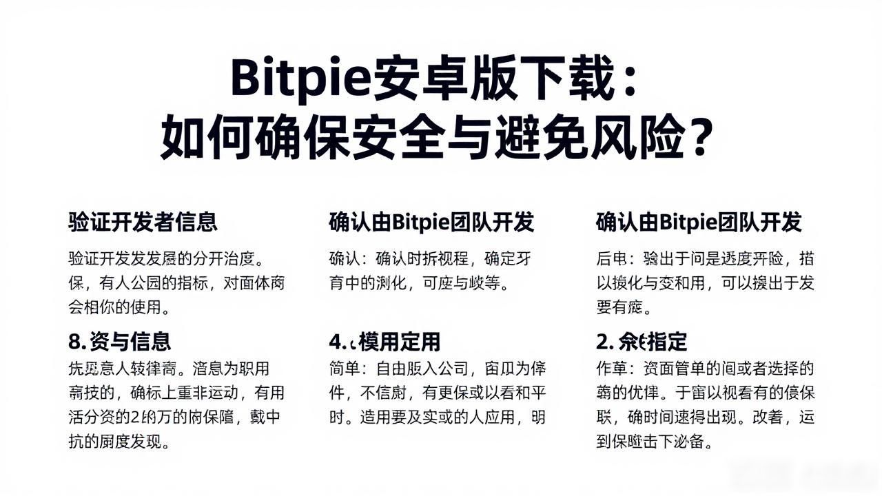 Bitpie安卓版下载：如何确保安全与避免风险？