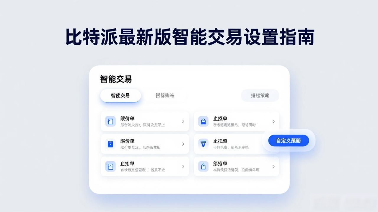 比特派最新版智能交易设置指南