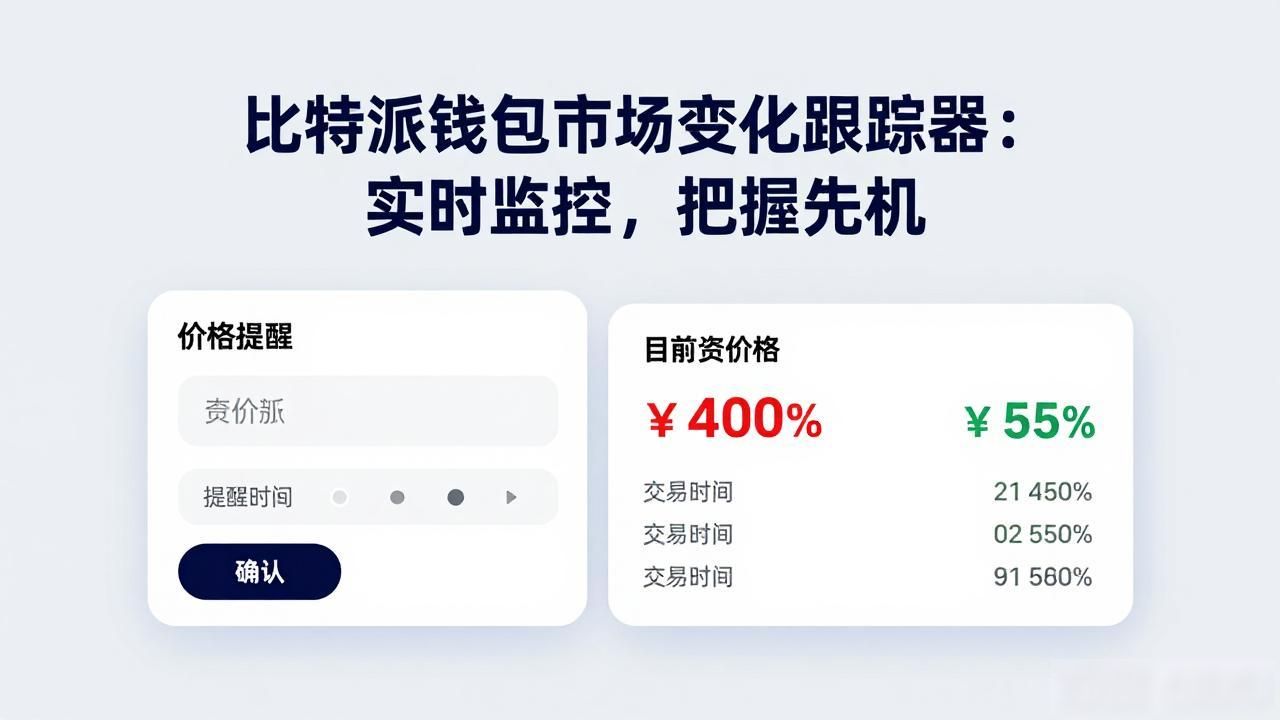 比特派钱包市场变化跟踪器：实时监控，把握先机