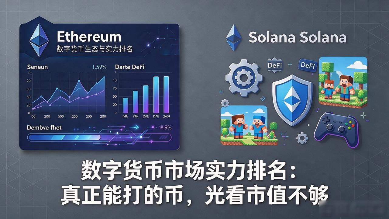数字货币市场实力排名：真正能打的币，光看市值不够