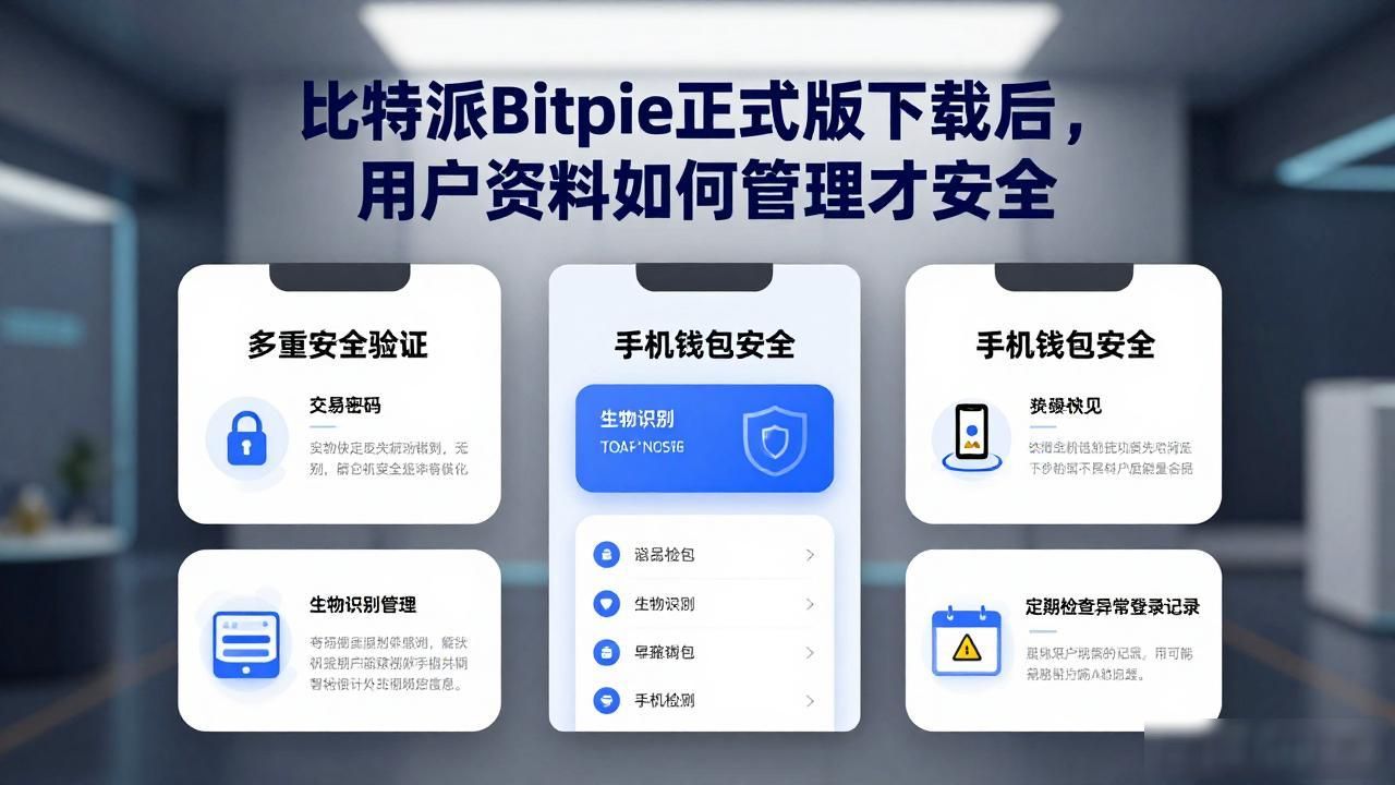 比特派Bitpie正式版下载后，用户资料如何管理才安全