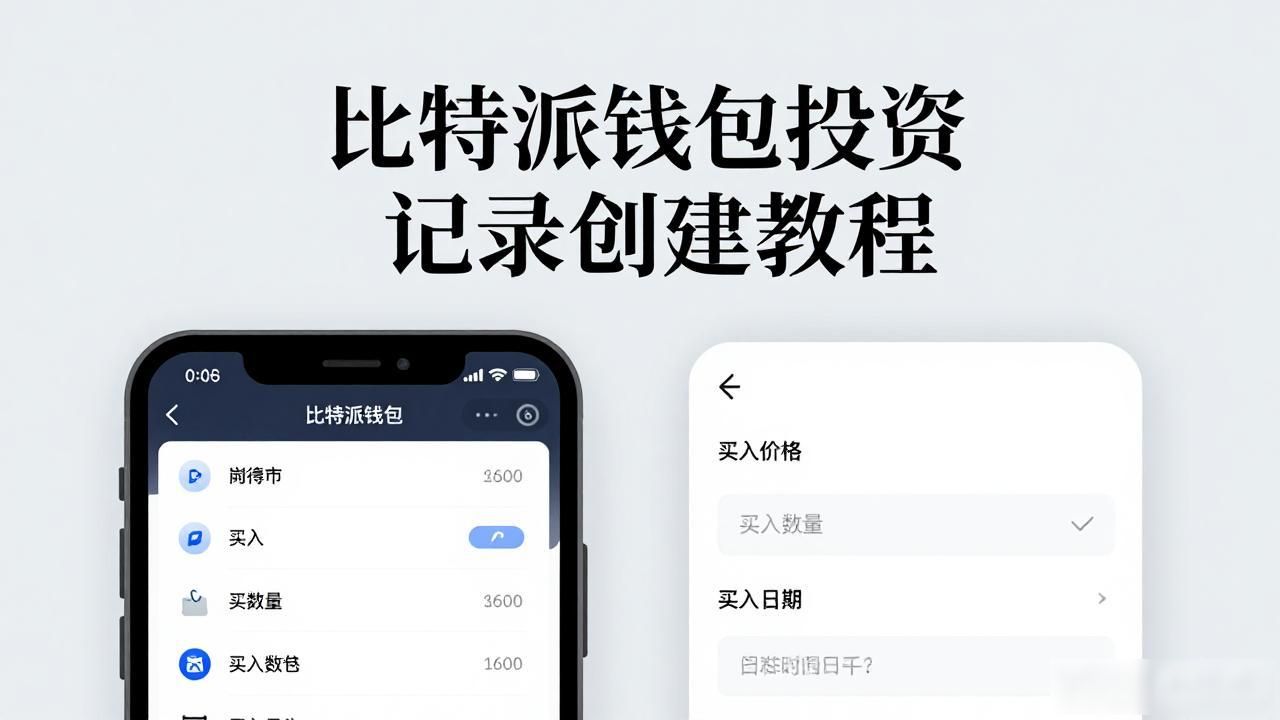 比特派钱包投资记录创建教程