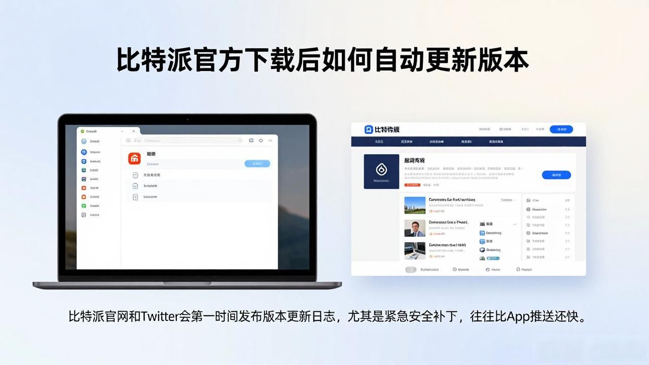 比特派官方下载后如何自动更新版本