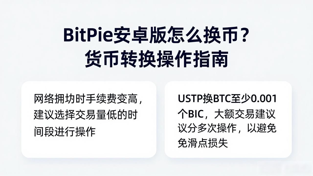 BitPie安卓版怎么换币？货币转换操作指南