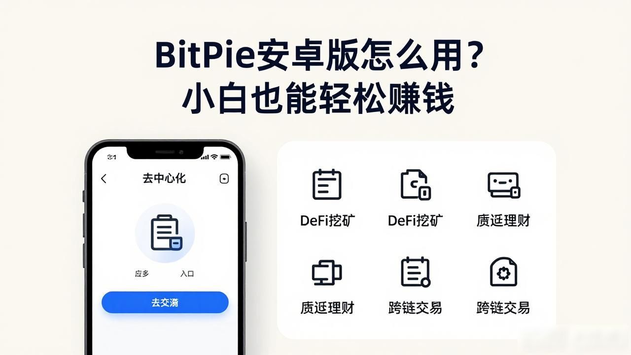 BitPie安卓版怎么用？小白也能轻松赚钱