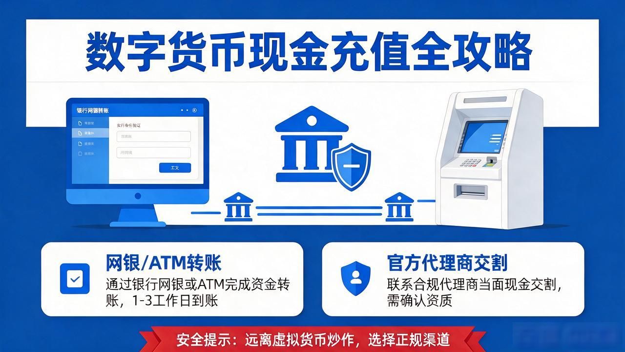 现金充值数字货币全攻略：从开户到到账一步到位