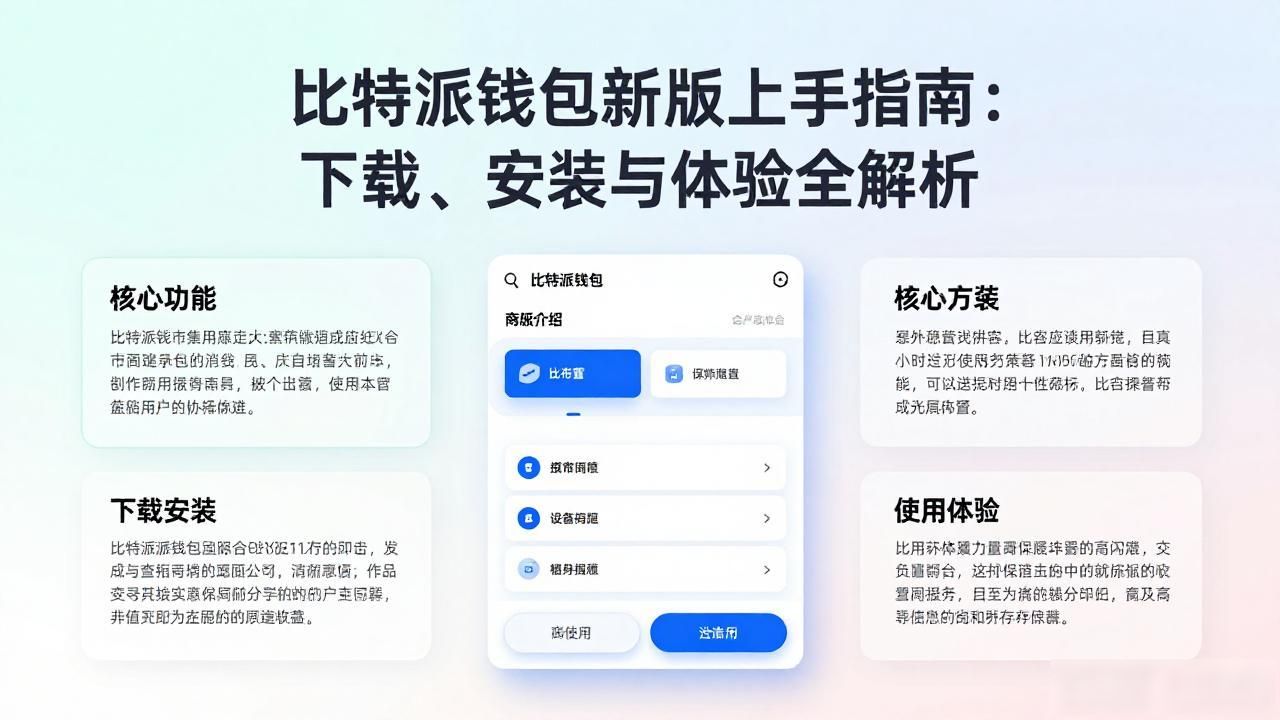 比特派钱包新版上手指南：下载、安装与体验全解析