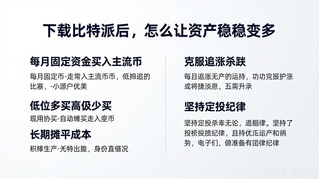 下载比特派后，怎么让资产稳稳变多