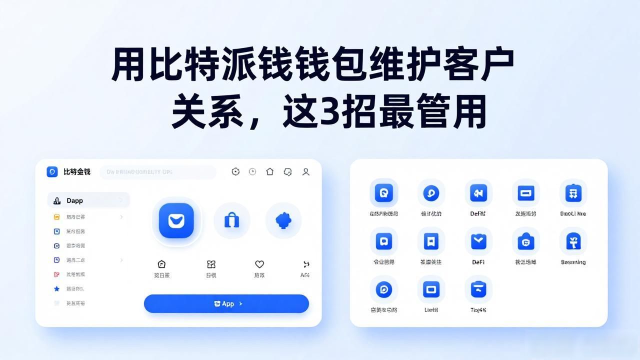 用比特派钱包维护客户关系，这3招最管用