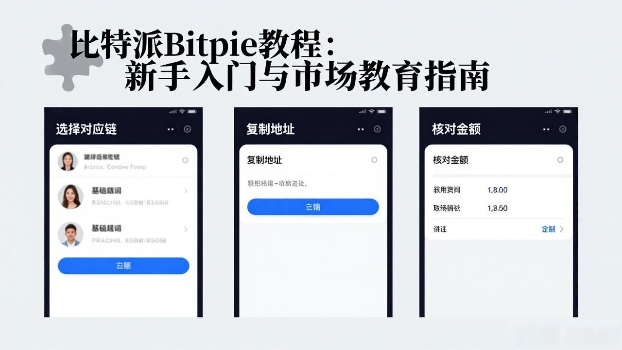 比特派Bitpie教程：新手入门与市场教育指南