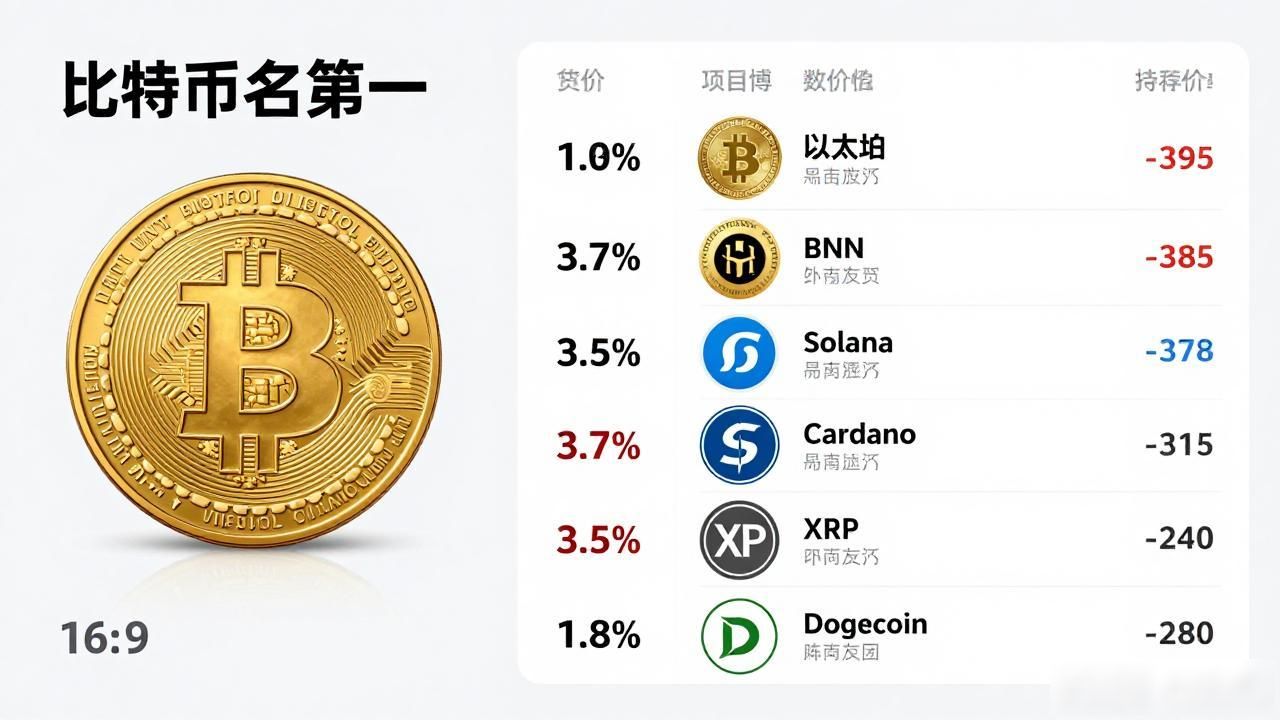 数字货币哪个最贵？比特币排名第一，这些币价格出乎意料
