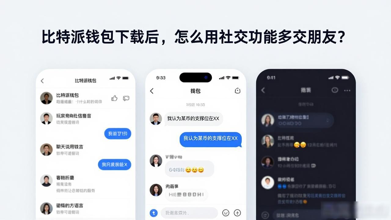 比特派钱包下载后，怎么用社交功能多交朋友？
