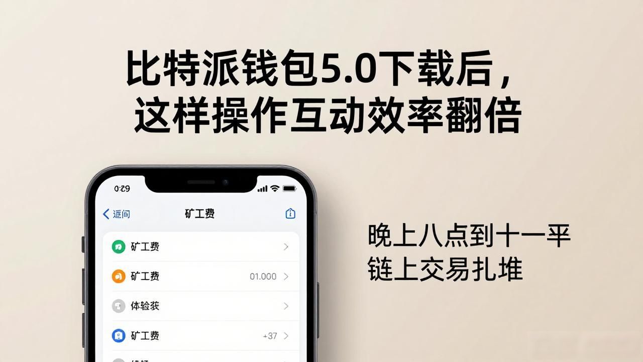 比特派钱包5.0下载后，这样操作互动效率翻倍