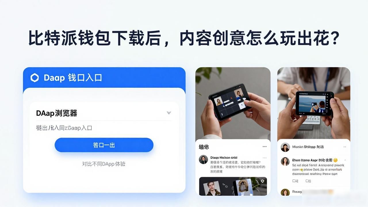 比特派钱包下载后，内容创意怎么玩出花？